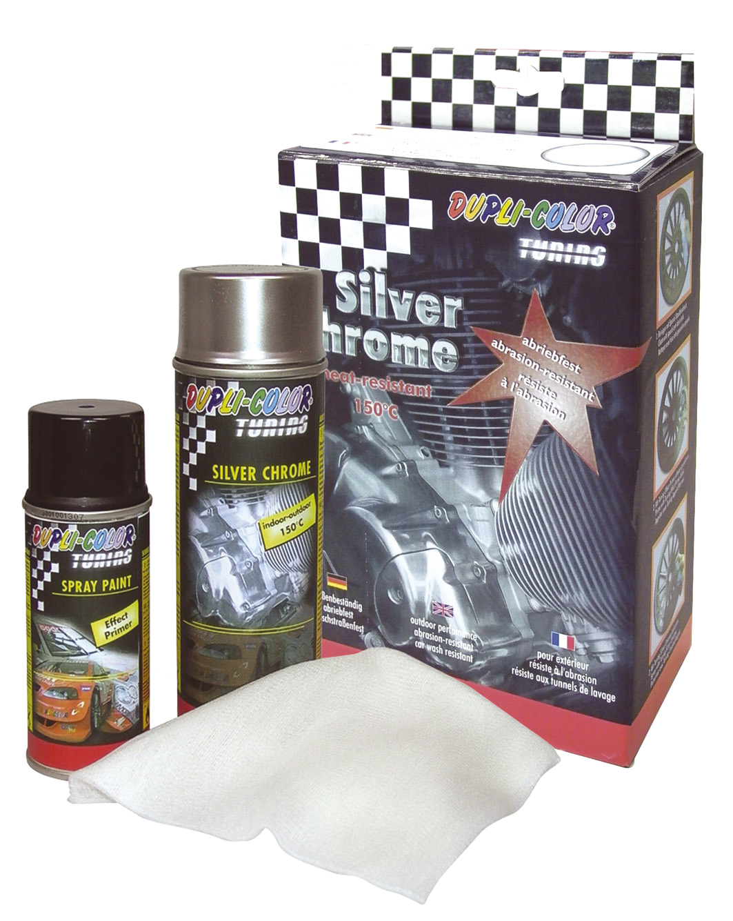 Dupli-Color Tuning Silver Chrome Set